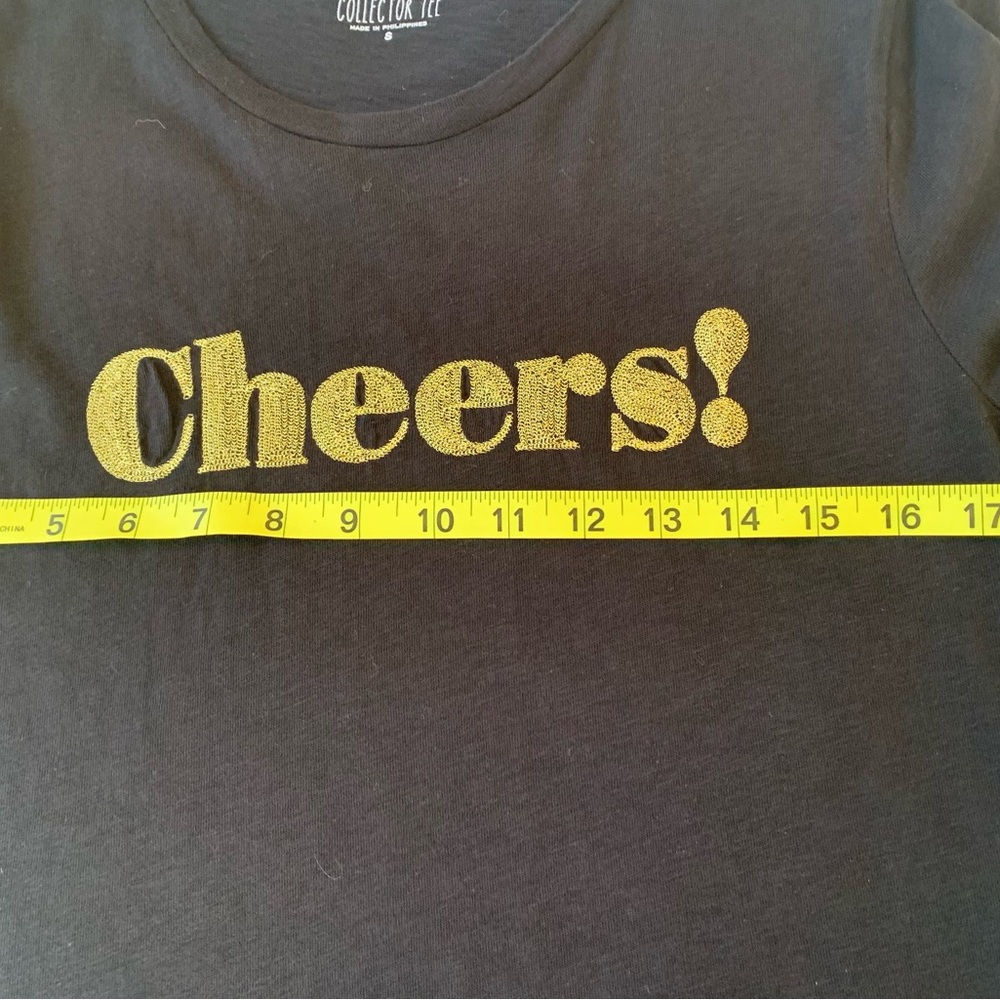 J.CREW ladies Collector series “Cheers” long sleeve 100% cotton T-shirt LNWOT - Picture 7 of 10